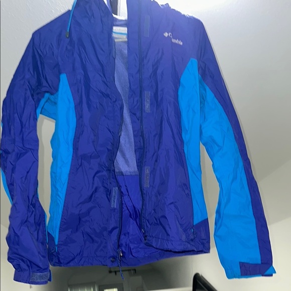 Columbia Women's Blue and Light Blue Ski Jacket - Picture 1 of 7